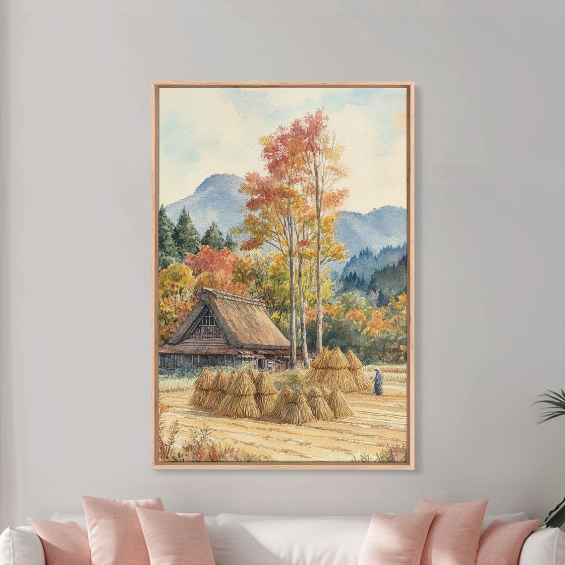 Fall Hay Harvest, Autumn Decor - Image 5