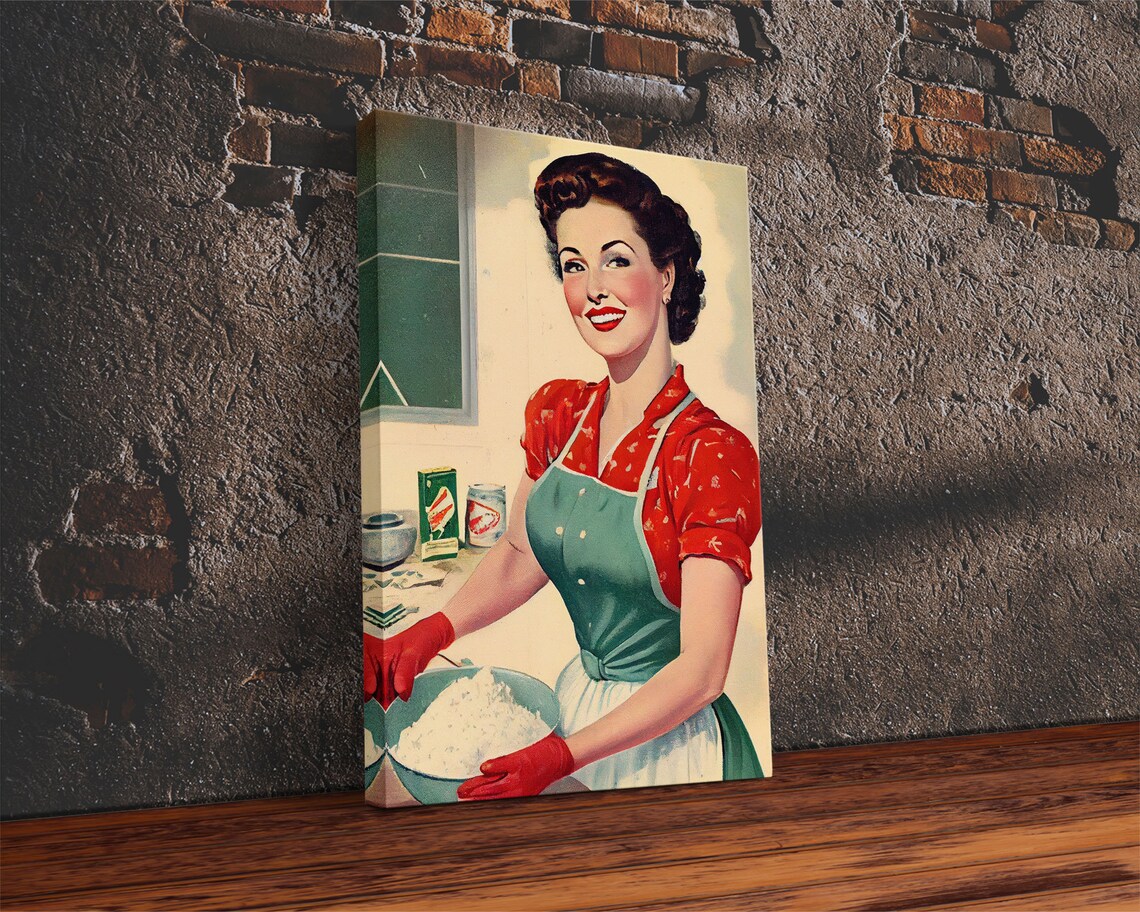 Retro 1950s Baking Advertisement, Kitchen Art Print - Image 2