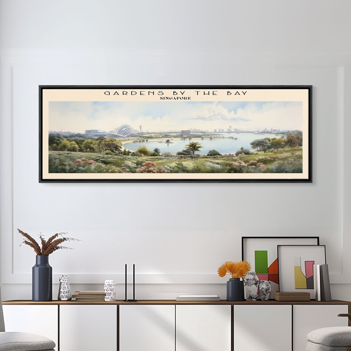 Gardens By The Bay Singapore, Panoramic Travel Poster - Image 4