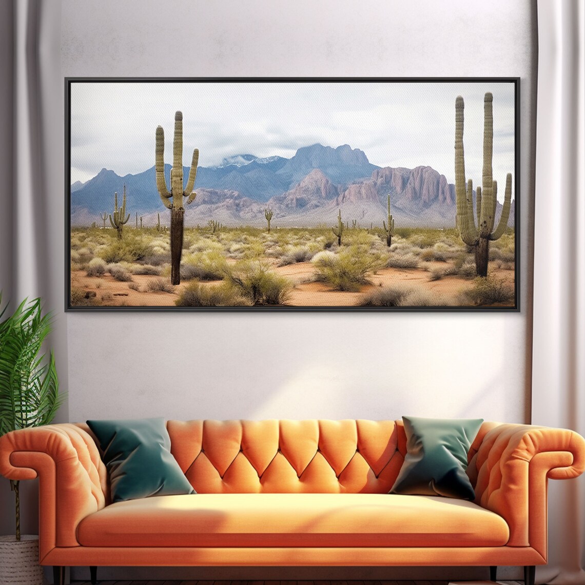 Desert Cactus Wall Art Print, Southwestern Decor - Image 5