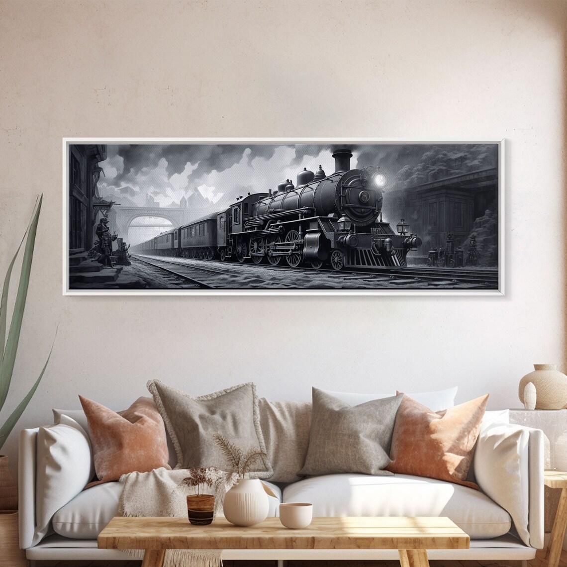Steam Train Art Print, Industrial Train Decor - Image 5