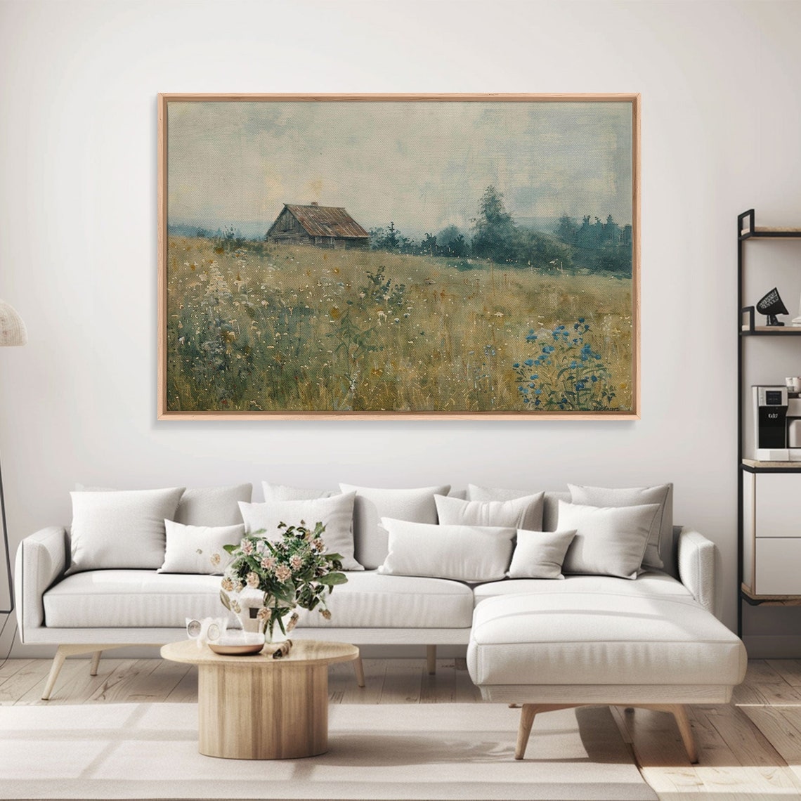 Watercolor Painting Of An Abandoned Barn Beautiful Farmhouse Kitchen Decor Living Room Or Bedroom Wall Art Original Country Art - Image 4