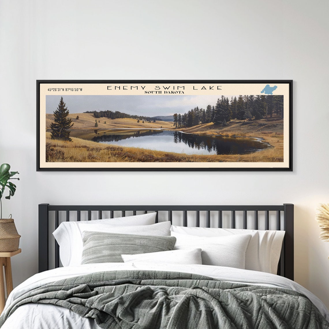 Enemy Swim Lake South Dakota Golden Prairie Hills Pond Poster - Image 6