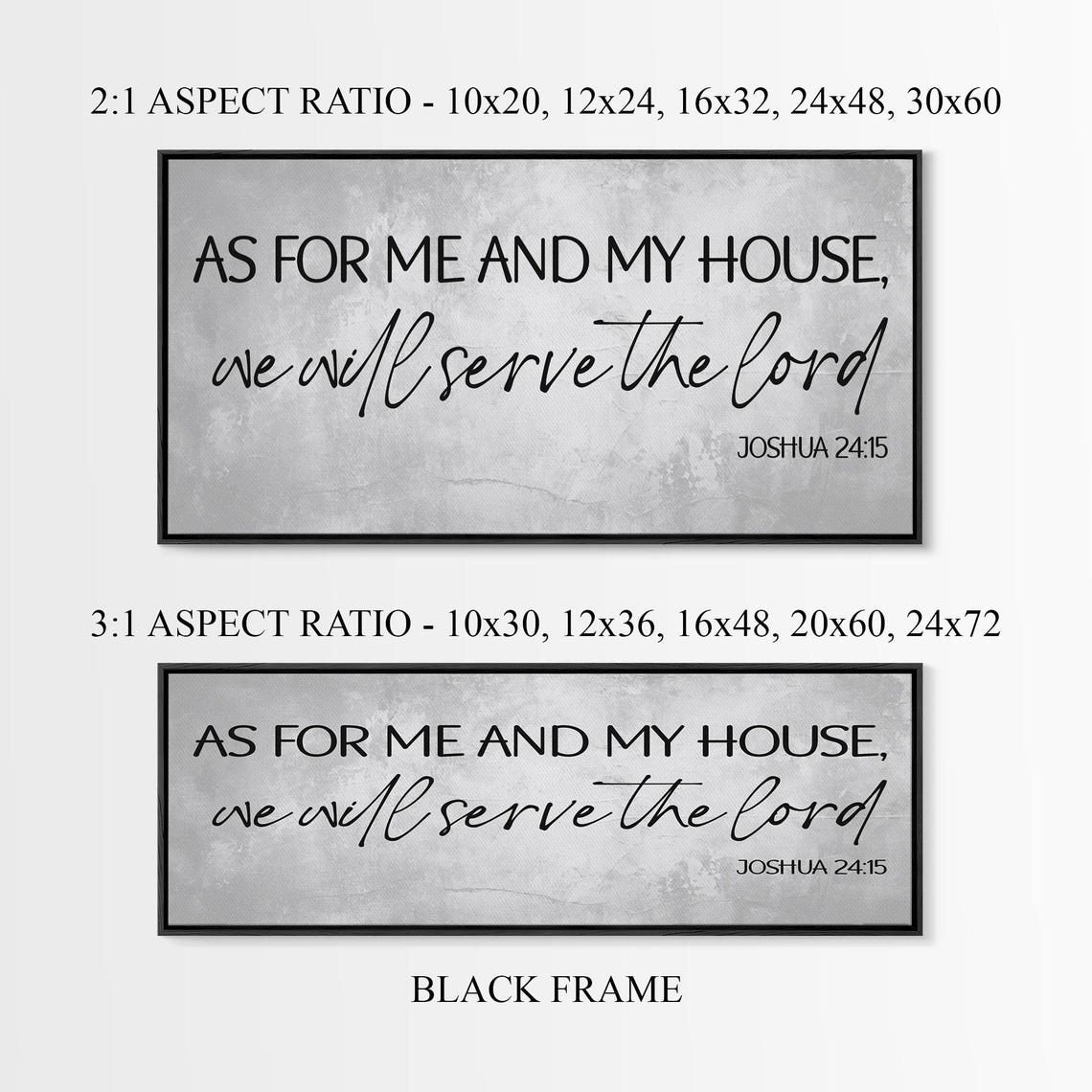 As For Me And My House We Will Serve The Lord Joshua 2415 Poster - Image 5