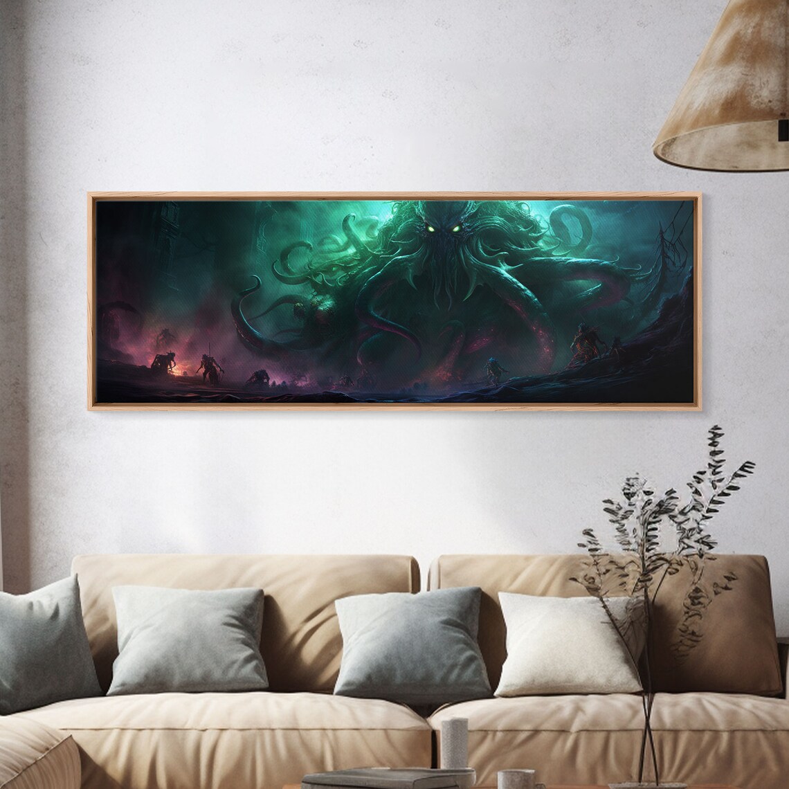 Rise Of Cthulhu Gothic Cosmic Horror Art Print - Image 4