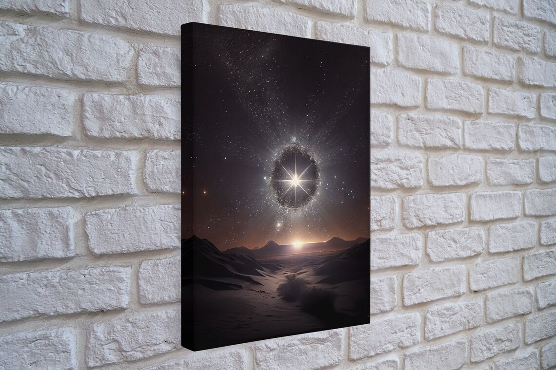 North Star Over the Sahara, Van Gogh-Inspired Art Print - Image 4