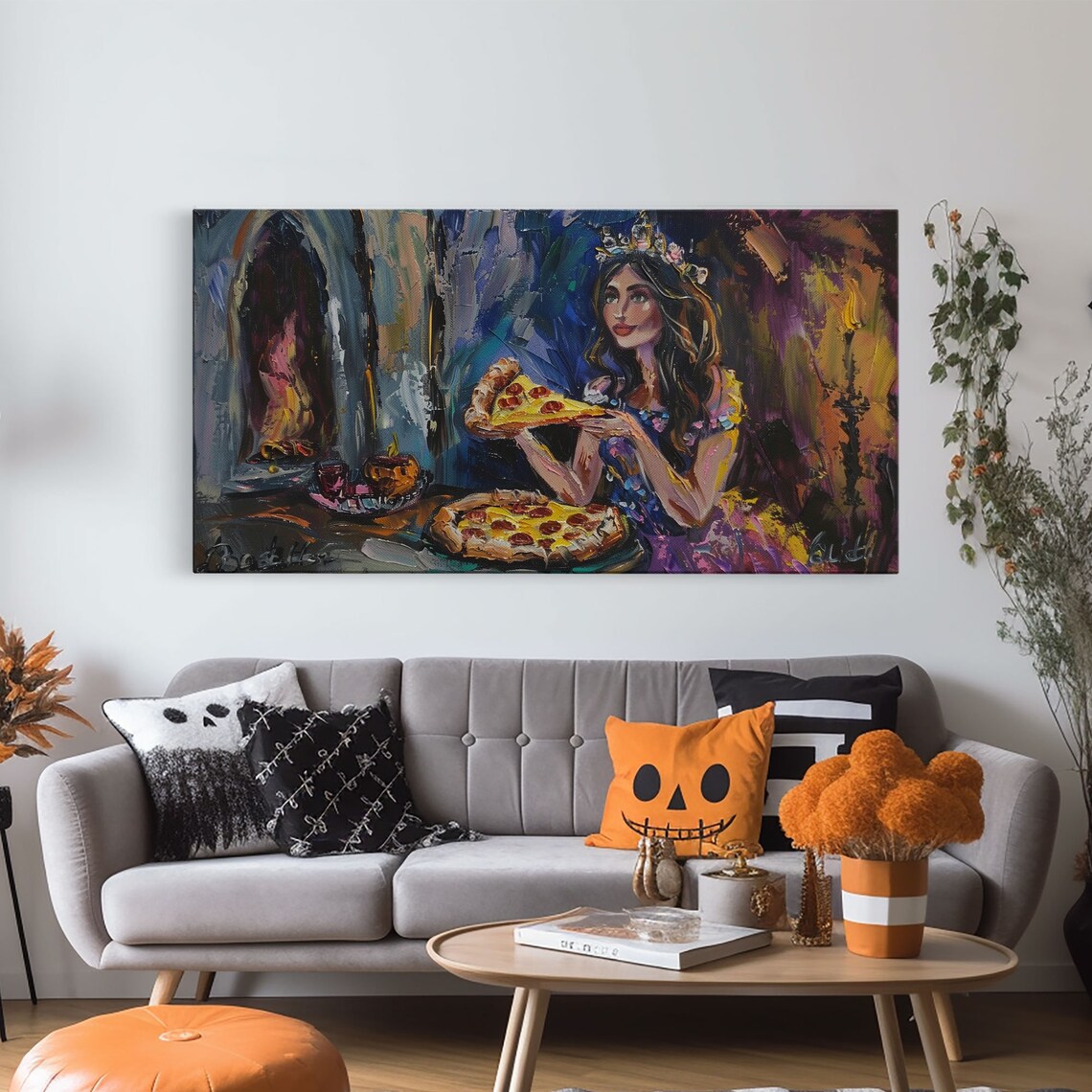 The Princess And The Pizza Framed Print Funny Decor Funny Art - Image 6