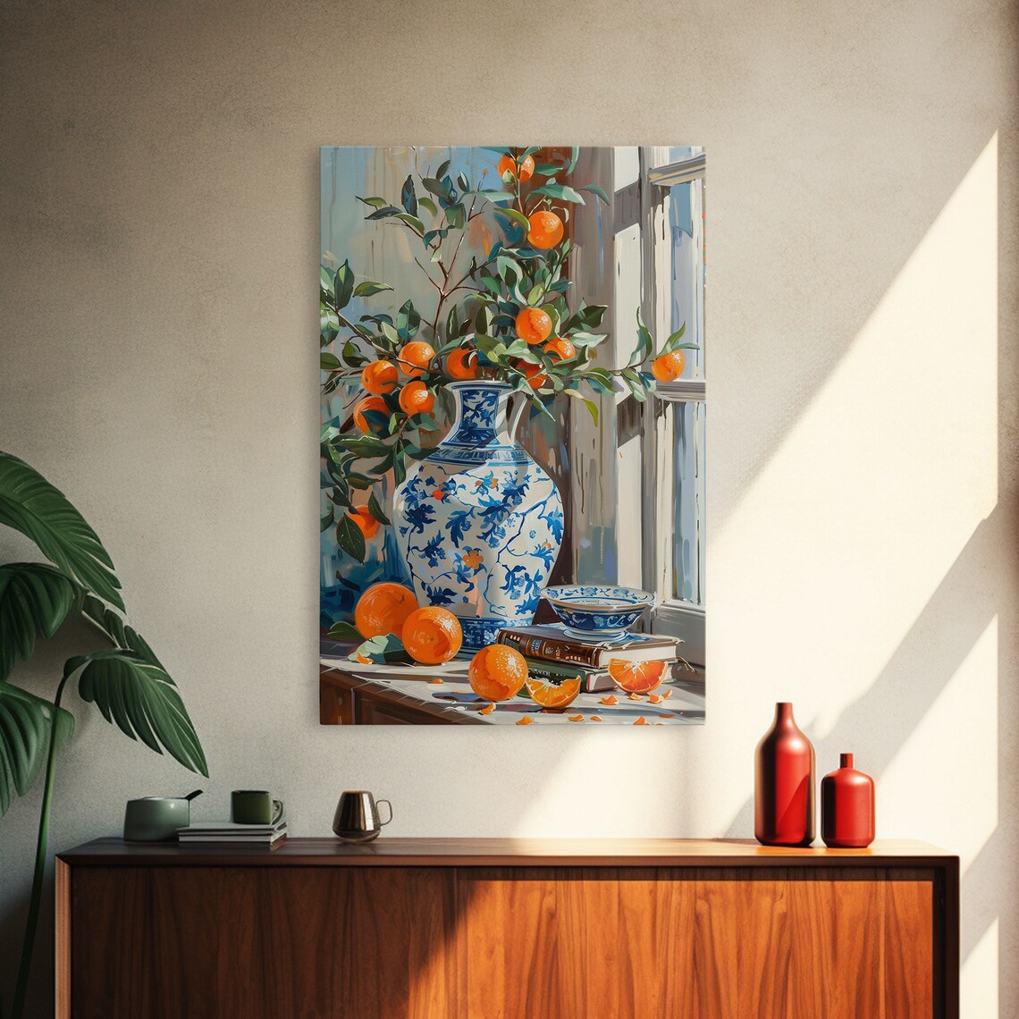 Mediterranean Still Life, Italian Style Art Print - Image 4