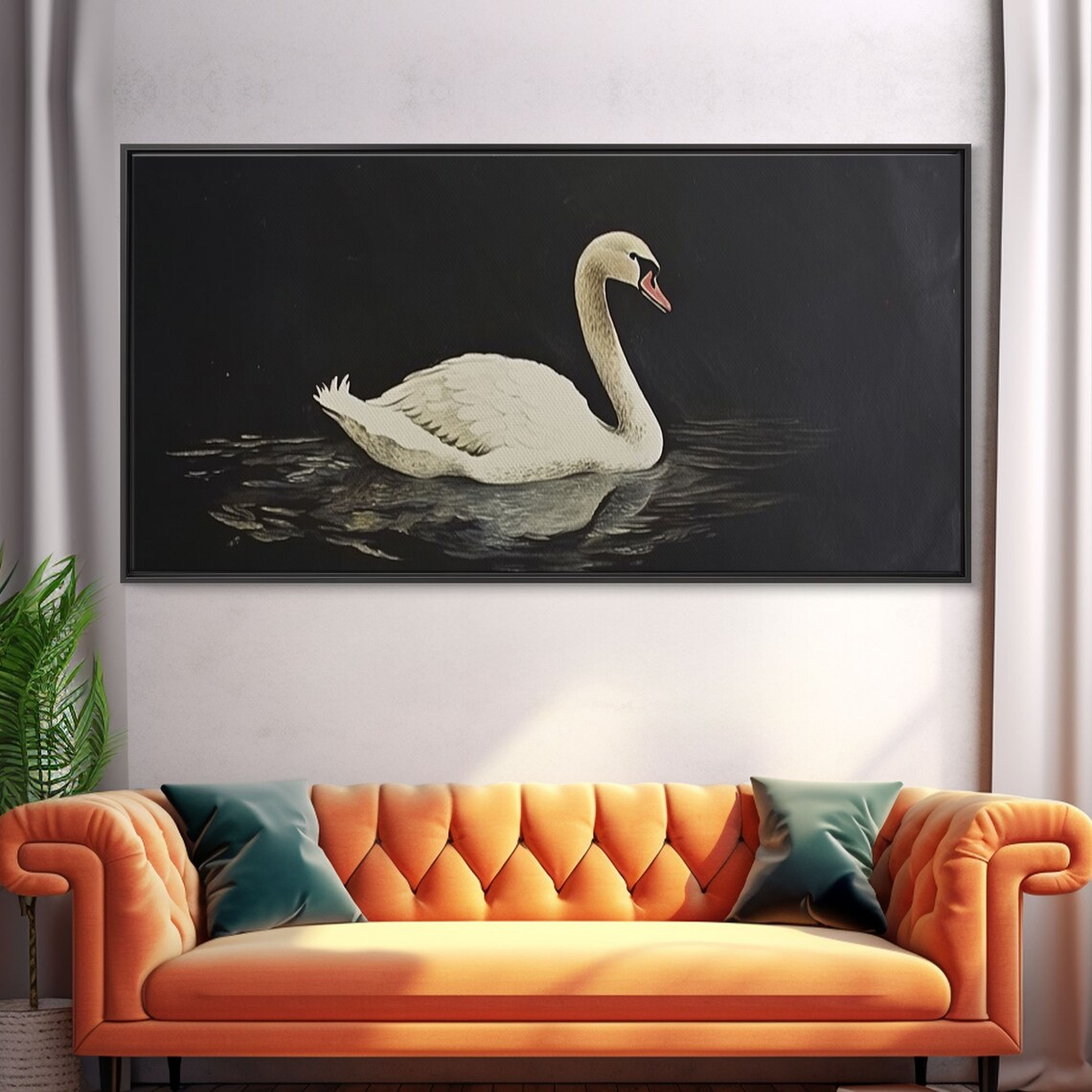 Black Swan Nursery Art Print, Minimalist Farmhouse - Image 5