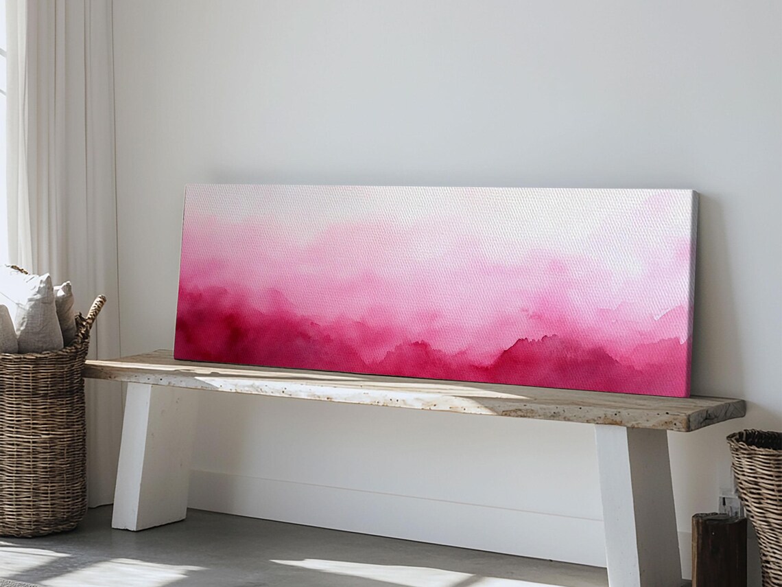 Minimalist Boho Soft Gradient Pastel Art Print