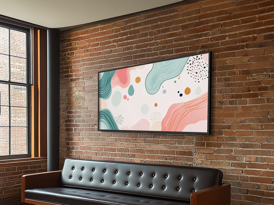 Abstract Retro Style 90s Inspired Modern Art - Image 6