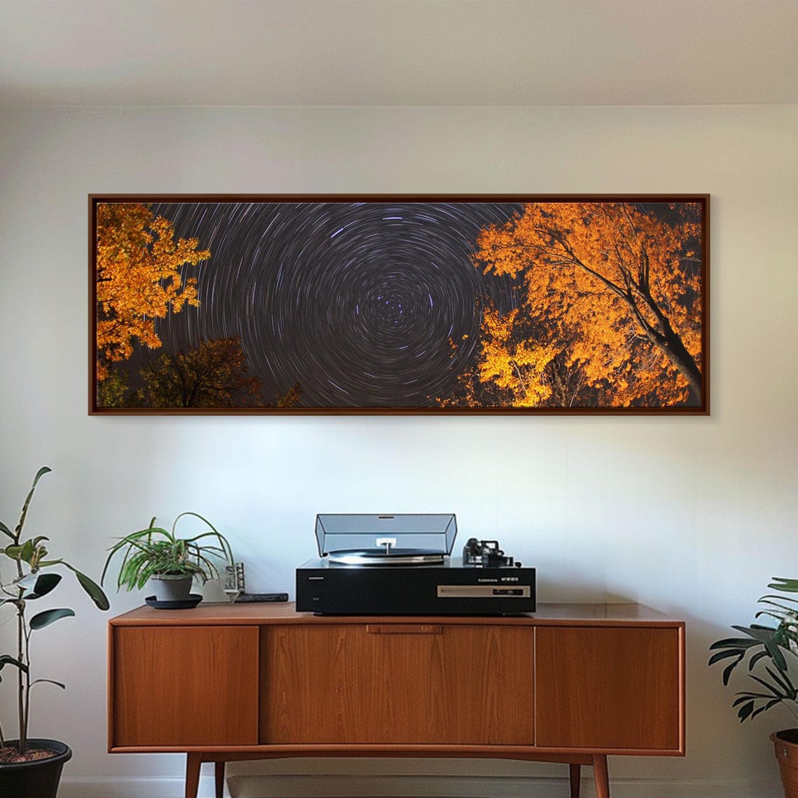 Time Lapse Photography Style Print Panoramic Wall Art Starry Night Sky Photo Print - Image 5