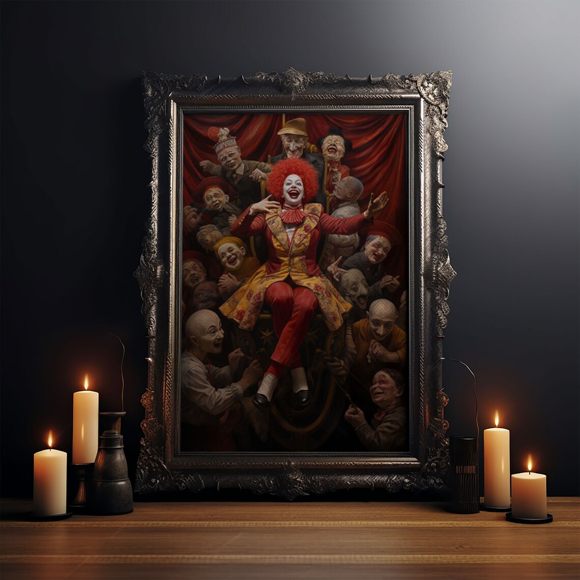 Macabre Circus Halloween Victorian Gothic Art Print - Image 3