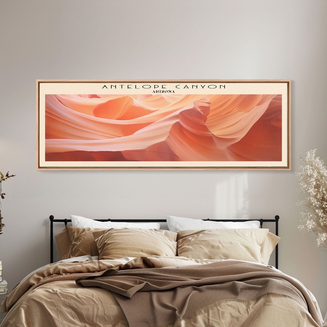 Antelope Canyon Arizona Flowing Sandstone Curves Panoramic Poster - Image 5