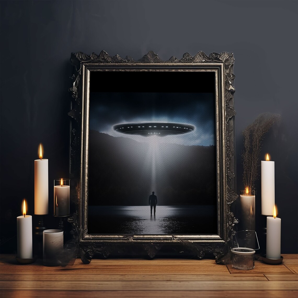 The Encounter, Sci-Fi UFO Photography Art Print - Image 5