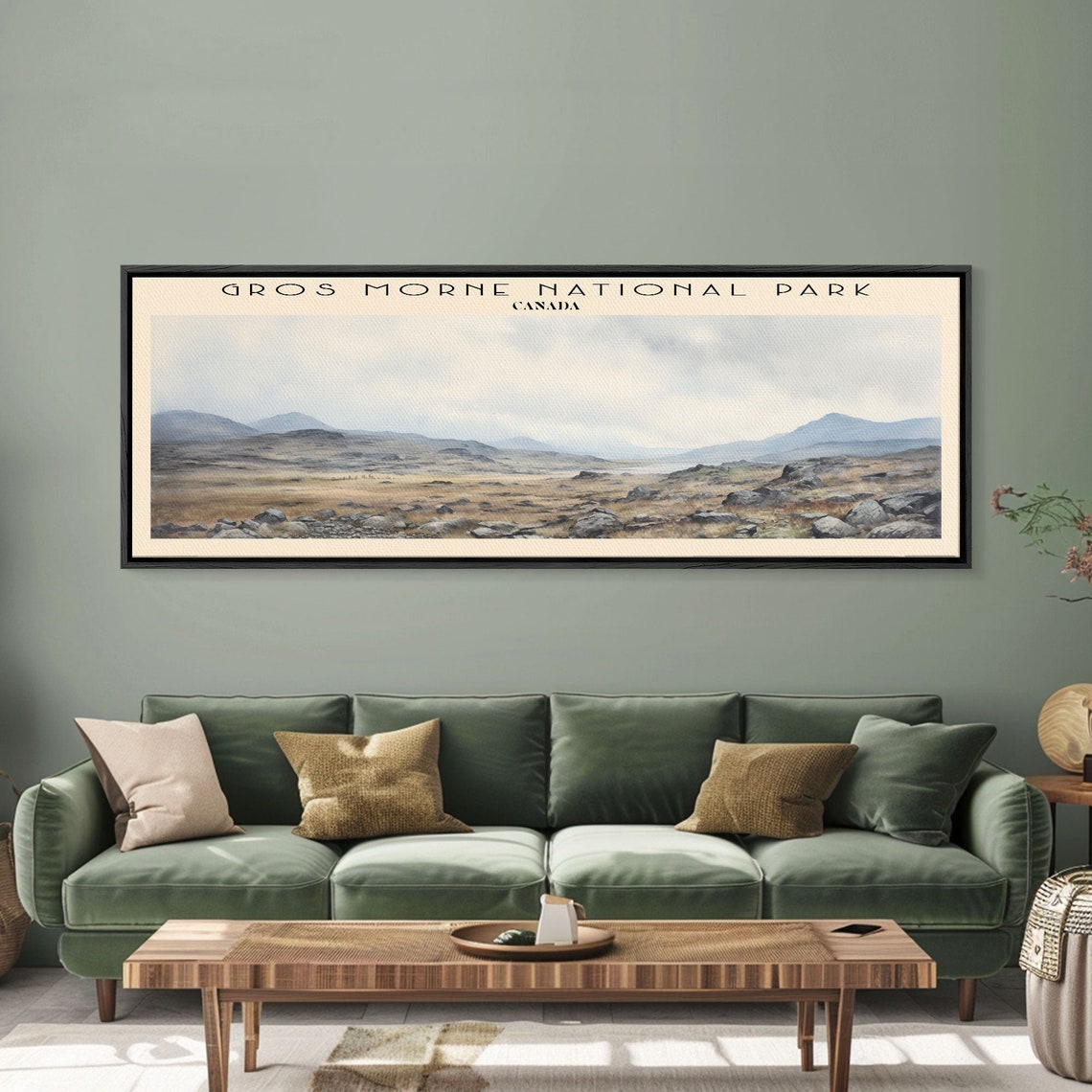 Gros Morne National Park Canada Rugged Tundra Mountain Travel Poster - Image 2
