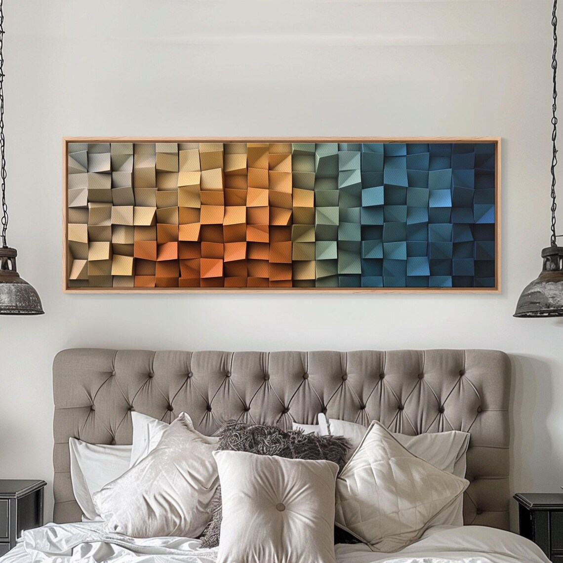The Beach As Cubes - Abstract Geometric Patterns - Image 4
