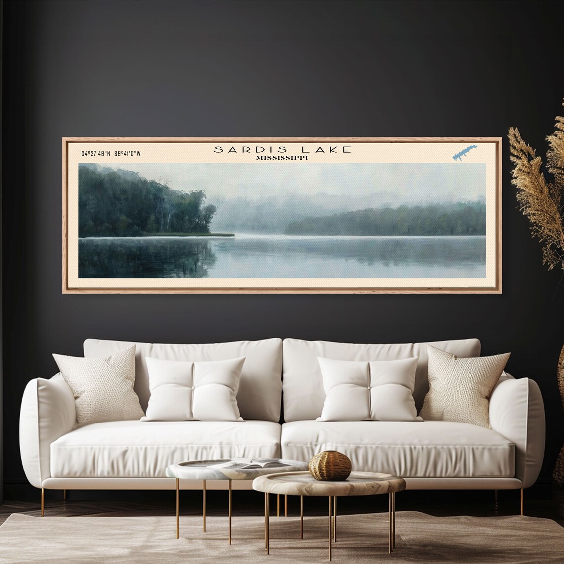 Sardis Lake Mississippi Travel Poster, Lake Scene - Image 5