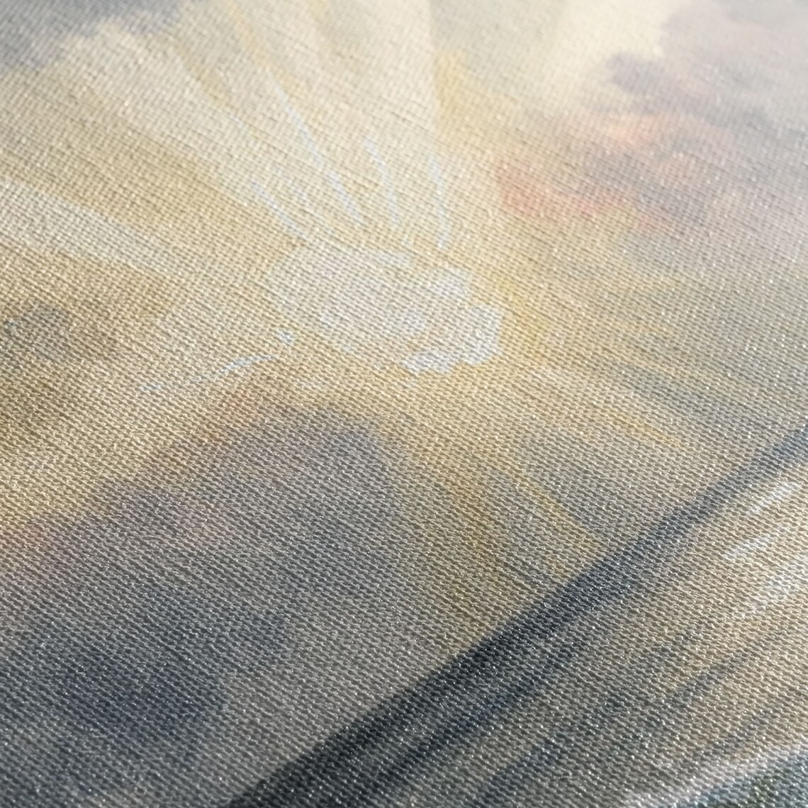 Sandy Beach Ocean Print, Abstract Coastal Seascape - Image 2
