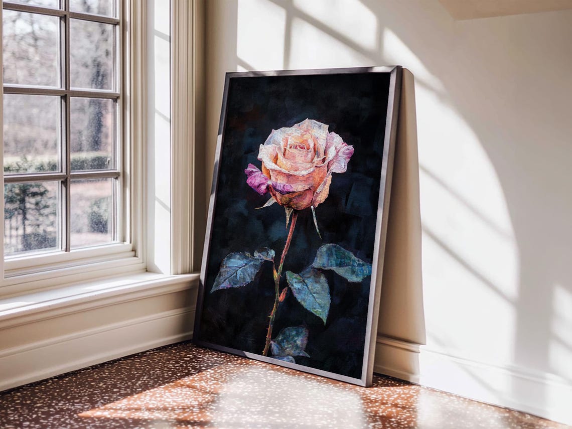 Rose Painting Print Flowers Still Life Roses Still Life Oil Painting Vintage Painting Vintage Decor Flowers Print Floral Wall Art - Image 6