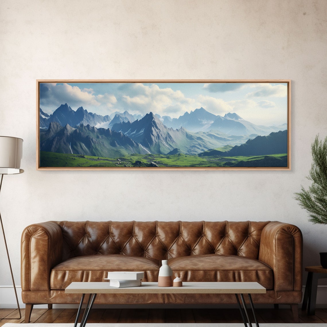 Panoramic Of The Caucasus Mountains Extra Large Wall Art Panoramic Wall Art Panoramic Print Landscape Photography Landscape Print