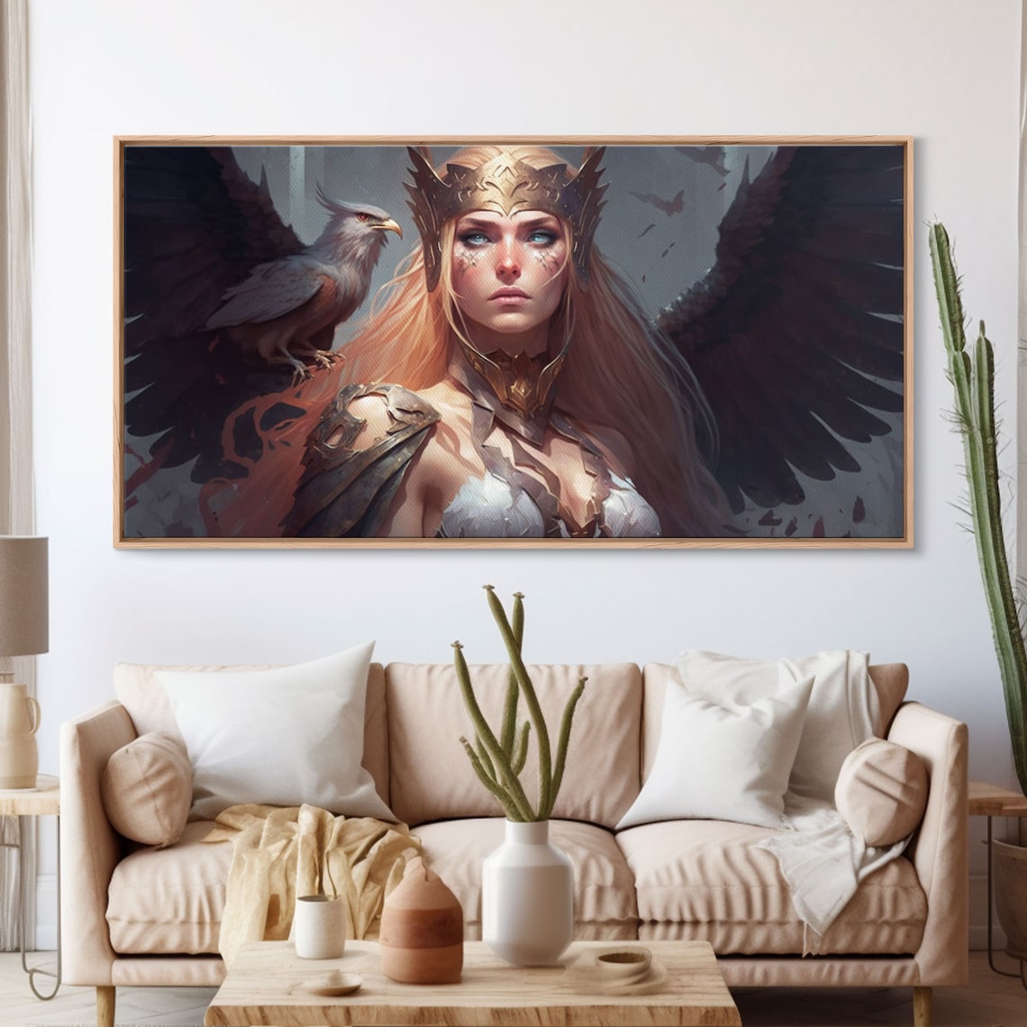 Lady Freya Norse Mythology Goddess of Love Art Print - Image 3