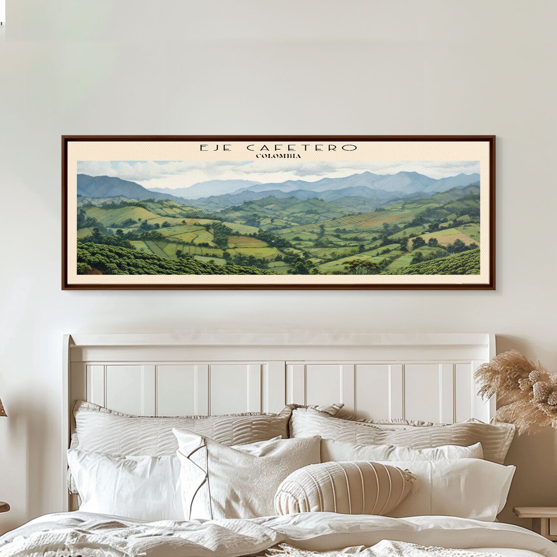Eje Cafetero Colombia Travel Poster, Panoramic View