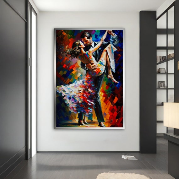 Tango Art Women And Man Art Dance Art Wall Hangings Art Decor For Gift