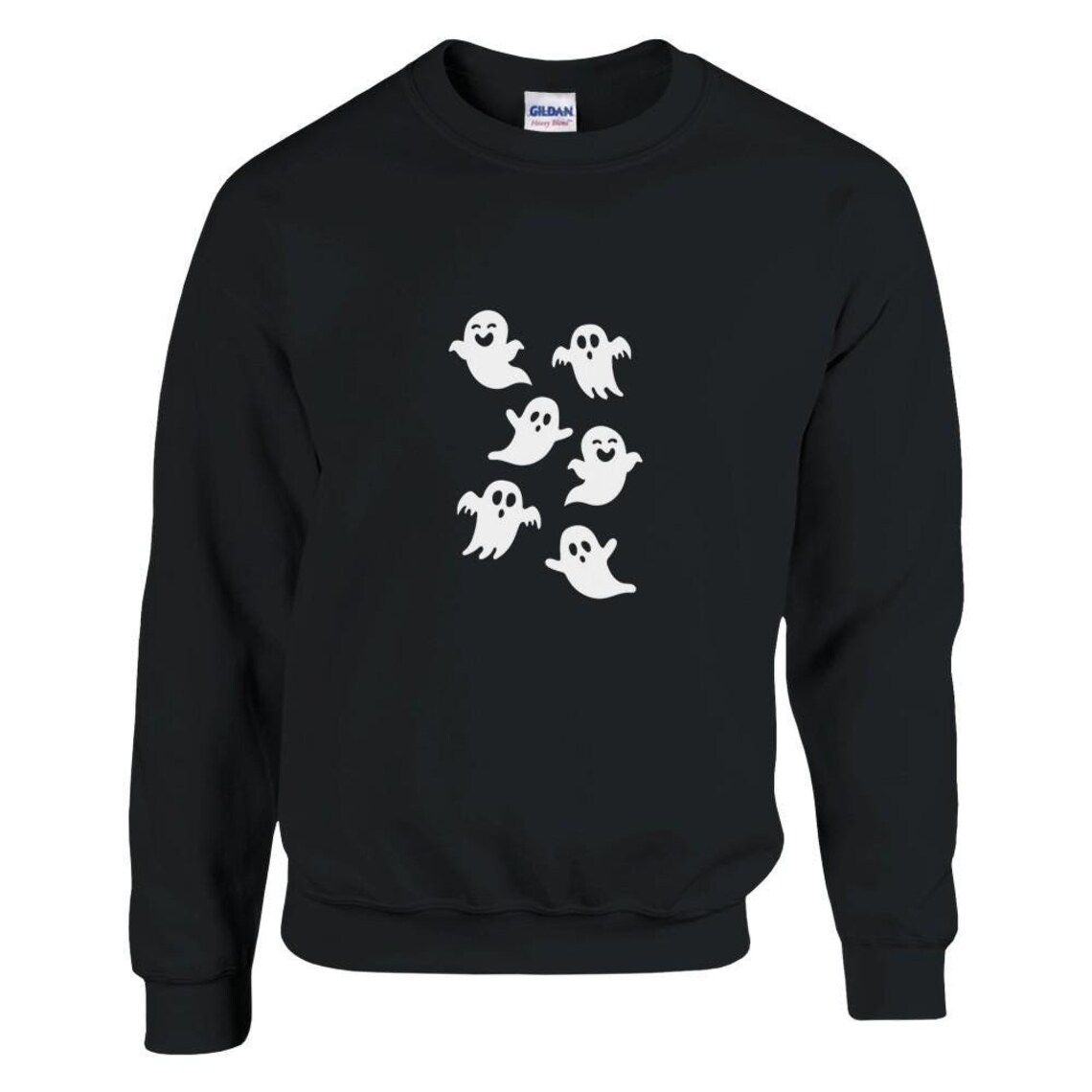 Halloween Cute Ghost Sweatshirt Halloween Spooky Sweater Halloween Gift Halloween Costume Fall Sweater Cute Ghosts Sweater
