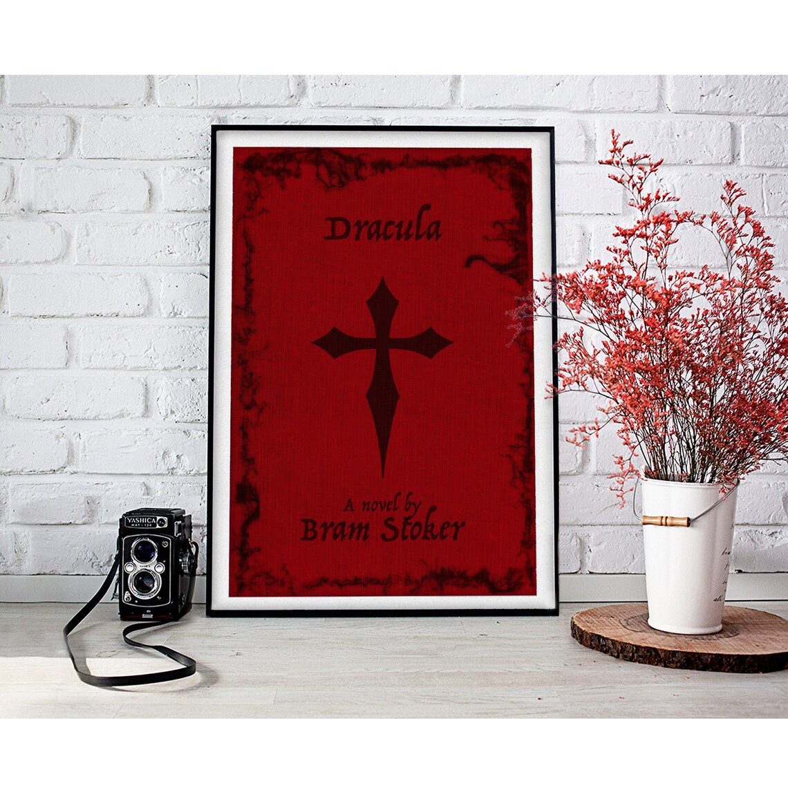 Dracula Antique Poster, Literary Home Art Print - Image 3