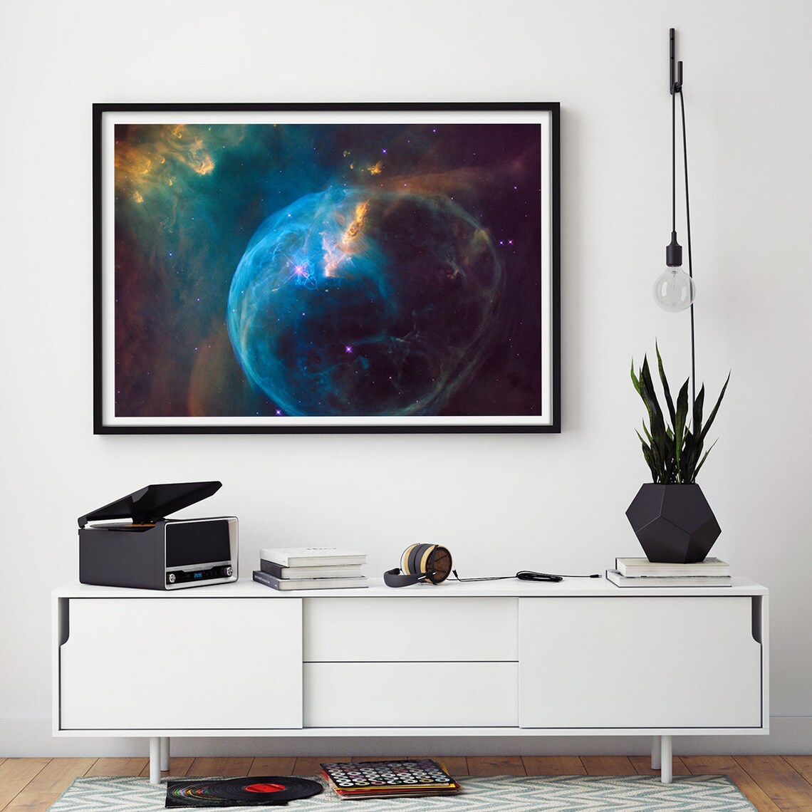 Outer Space Astronomy Nasa Hubble Galaxy Poster Print - Image 3