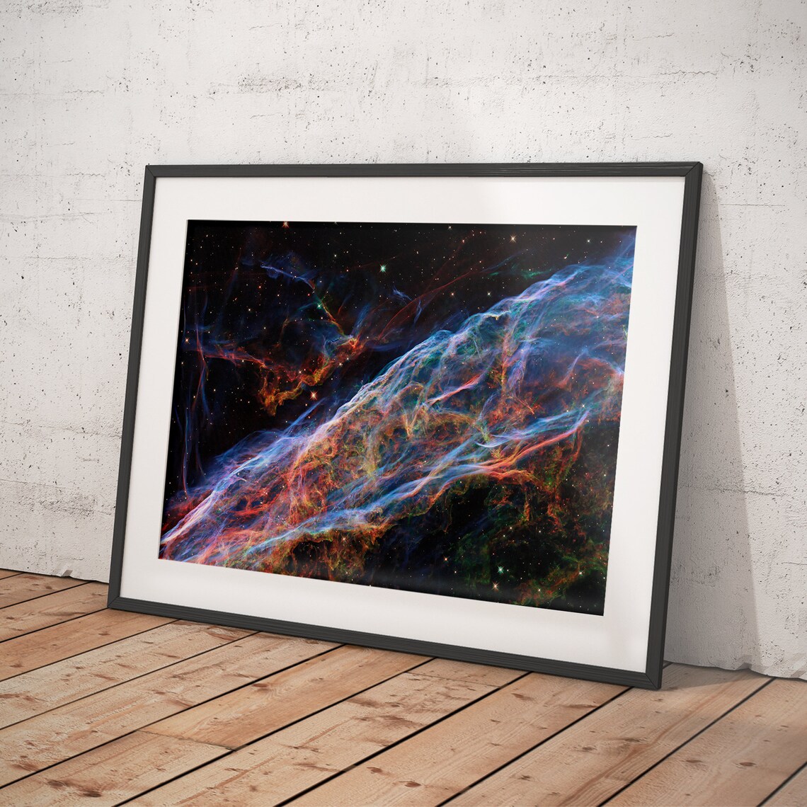 Veil Galaxy Astronomy Art Print, Space Decor - Image 4