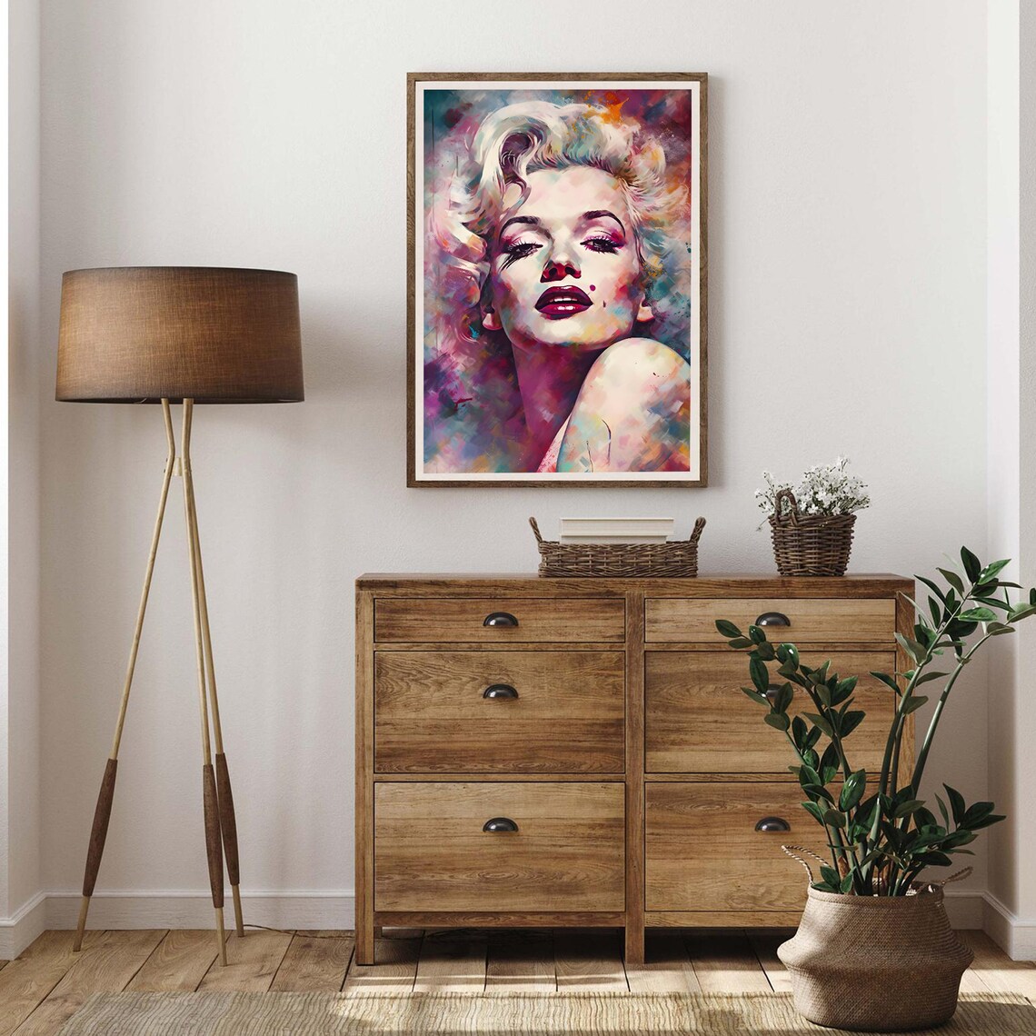 Marilyn Monroe Abstract Impressionist Movie Poster - Image 4
