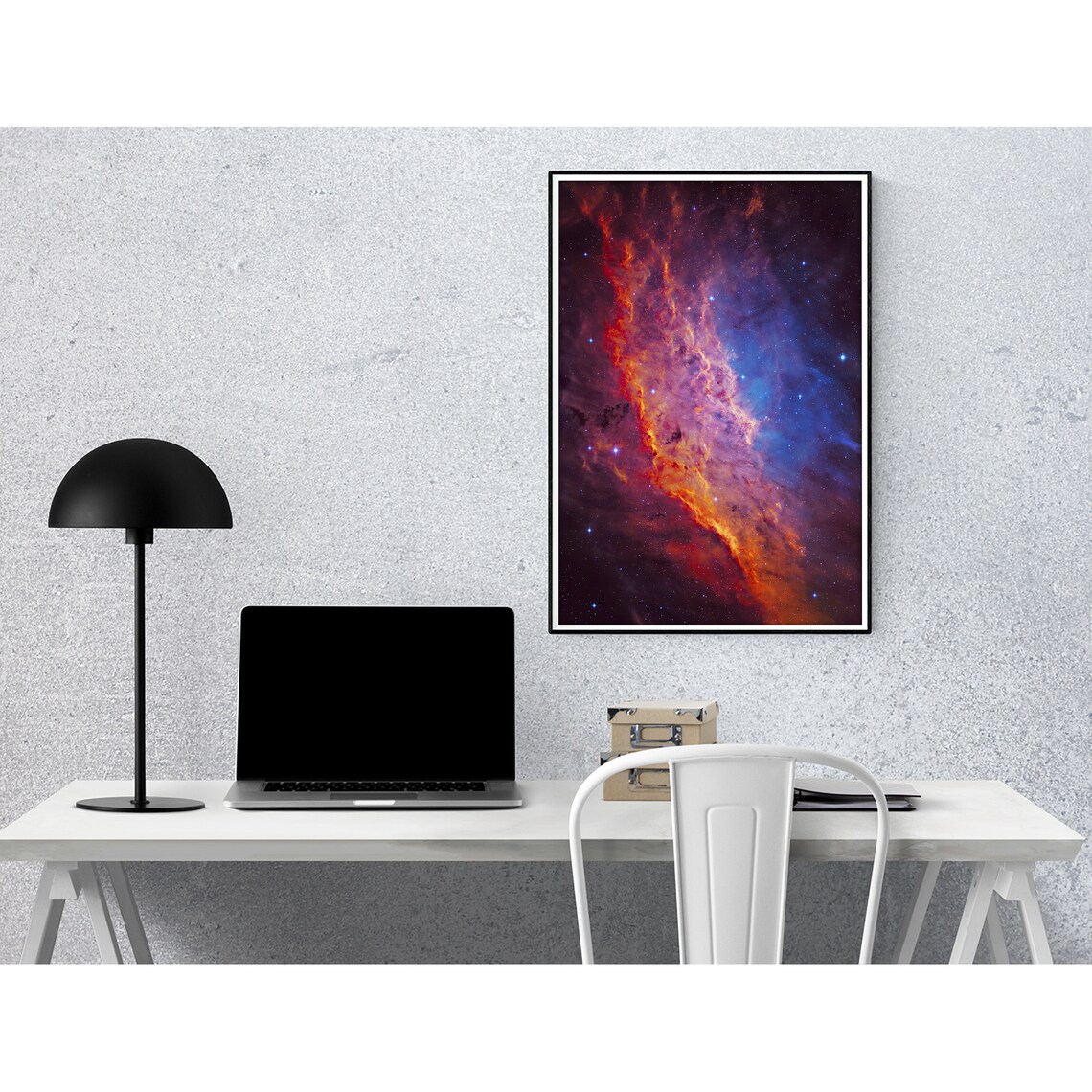 California Nebula Space Poster, Astronomy Wall Art - Image 3