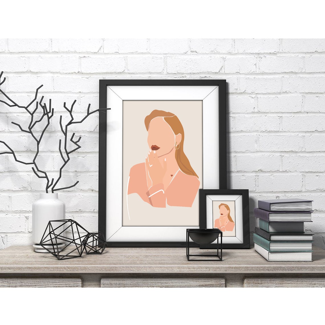 Inspirational Women No6 Room Decor Aesthetic Trending Wall Art Modern Prints Illustration Art Bathroom Wall Art - Image 4