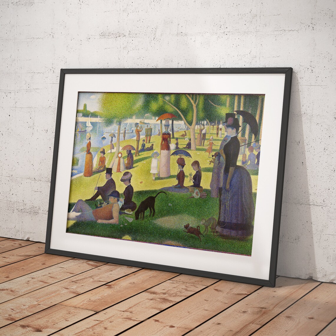 A Sunday On La Grande Jatte, Seurat Vintage Art Print - Image 4