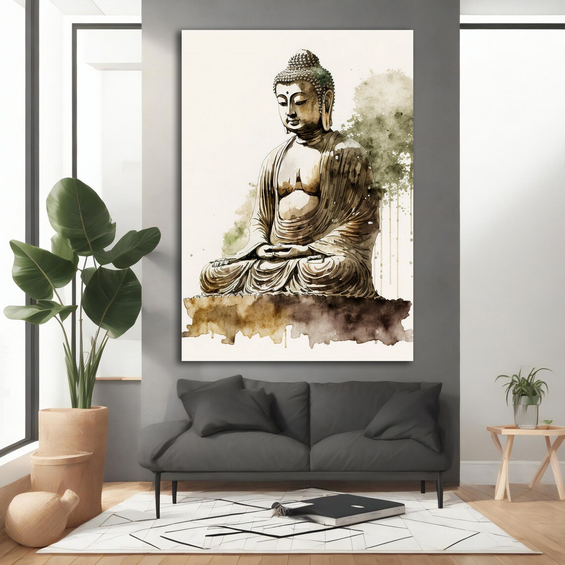 Buddha Meditation Wall Decor, Modern Decor Ideas - Image 4