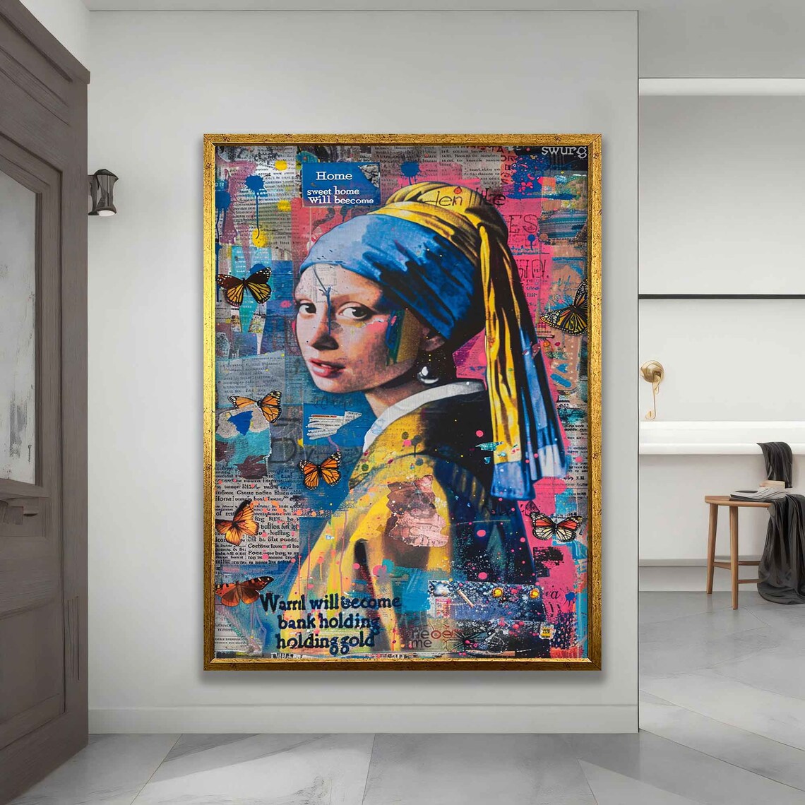 Girl With A Pearl Earring Johannes Vermeer Woman Wall Art Famous Vermeer Wall Art Woman Artwork