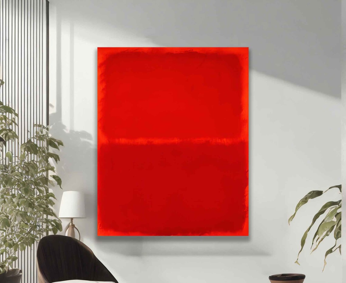 Rothko-Inspired Abstract Art Print, Modern Minimal - Image 2