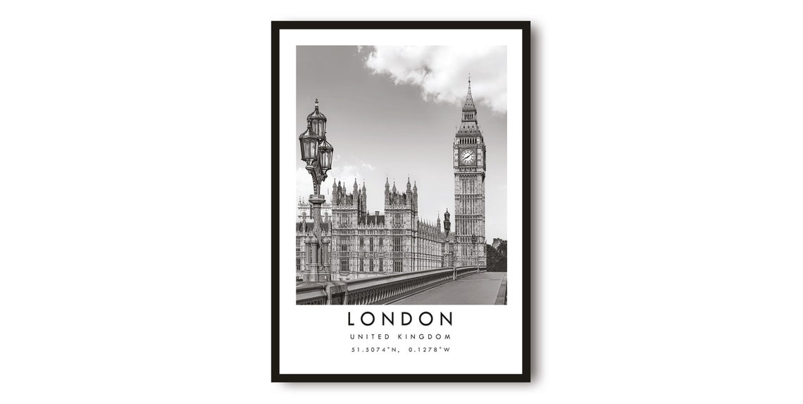 London Popular Travel Poster