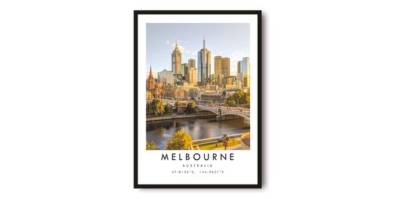 Melbourne Australia Wall Art Print