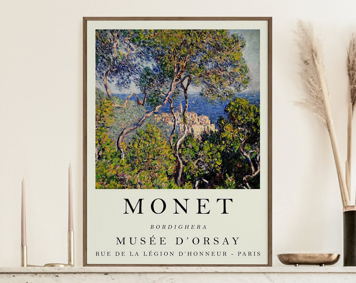 Claude Monet Bordighera Exhibition Poster Paris Musee dOrsay - Image 2