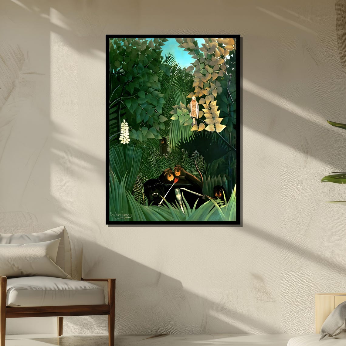 Henri Rousseau The Dream Jungle Night Scene Classic Art Poster - Image 5