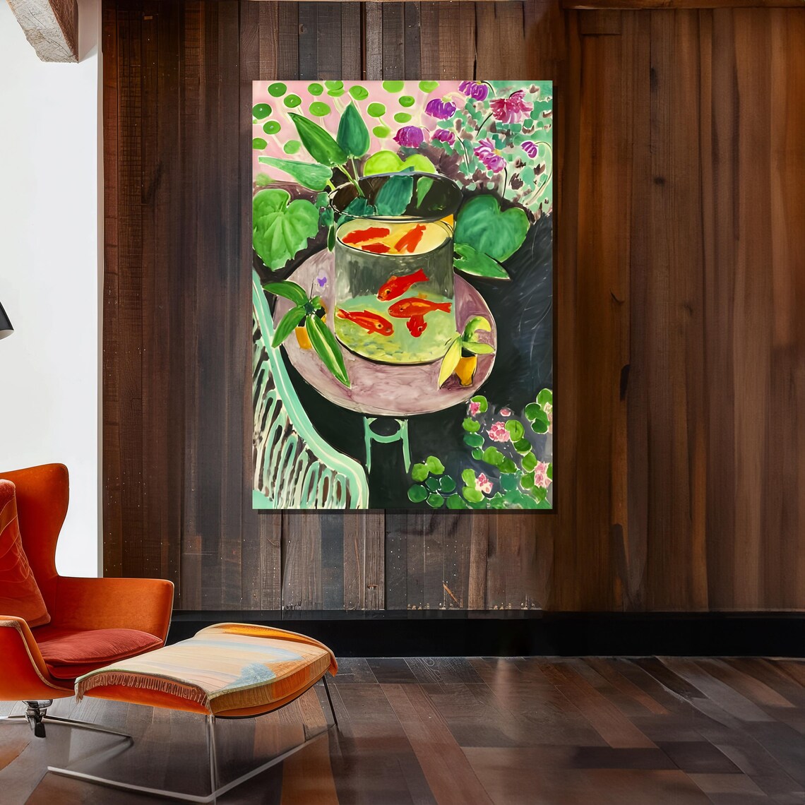 Henri Matisse The Goldfish Bowl with Red Fish Fauvist Art Poster - Image 2