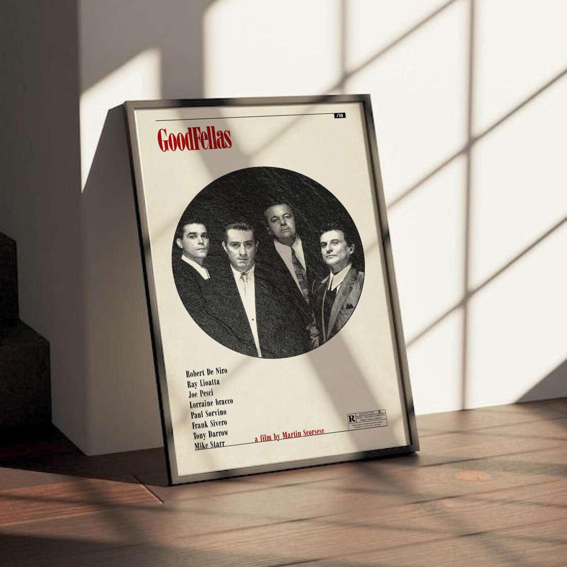 GoodFellas Minimalist Movie Poster Scorsese Gangster Film Art - Image 3