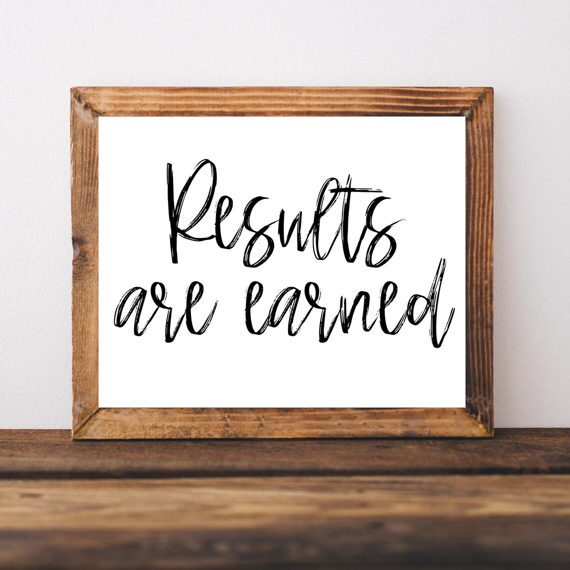 Fitness Workout Quote Art Print, Gym Room Sign