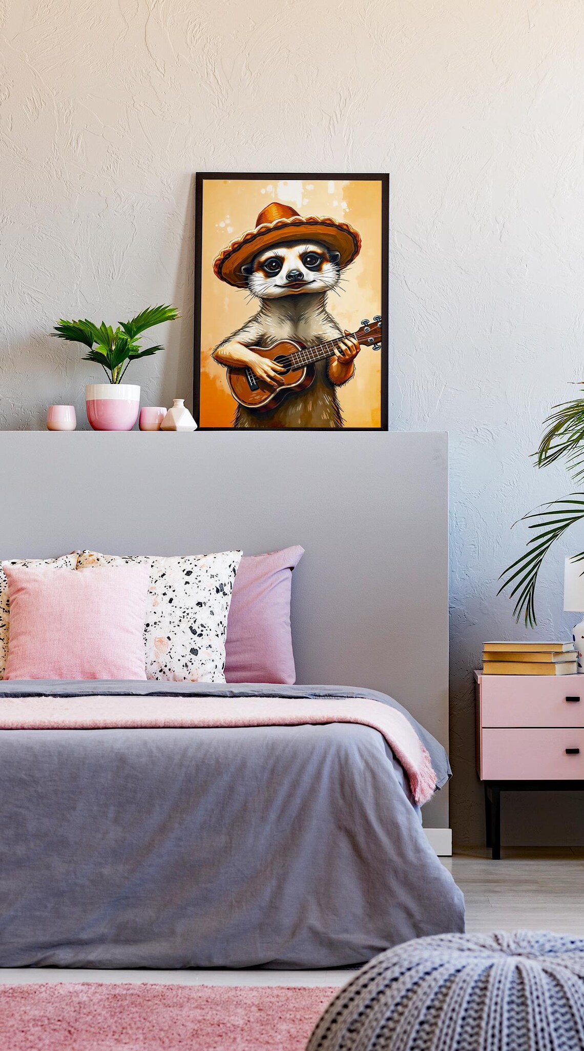 Meerkat Gift, Cute Animal Poster - Image 4