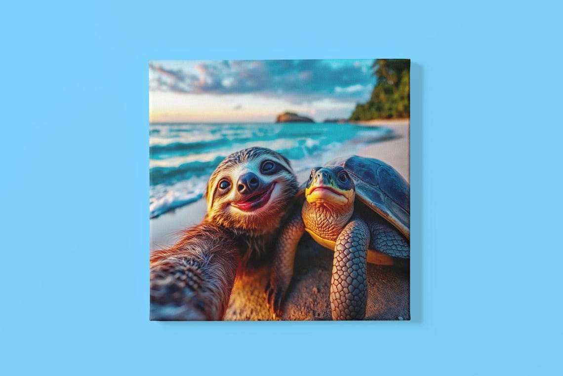 Sloth Poster Gift for Animal Lovers, Funny Nursery Decor - Image 6