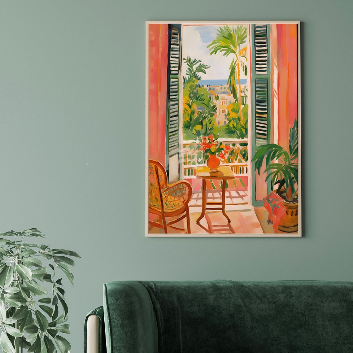 Matisse Poster Open Window Henri Matisse Modern Art Print On Museum Quality Paper - Image 2
