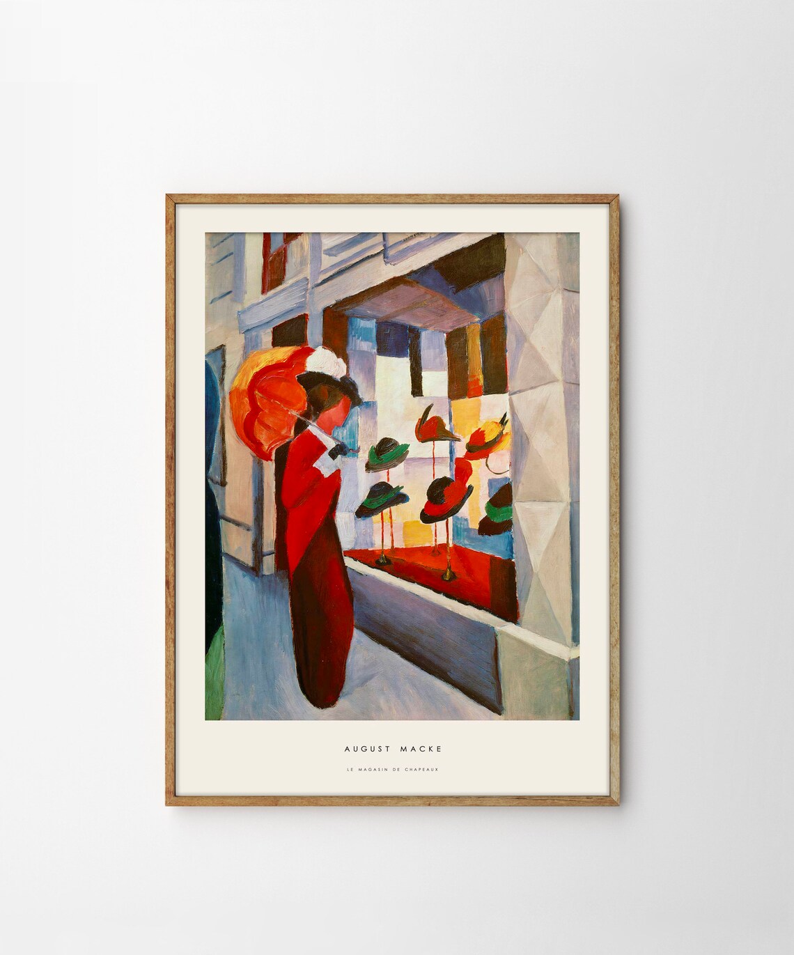 August Macke, The Hat Shop Exhibition Poster - Image 4